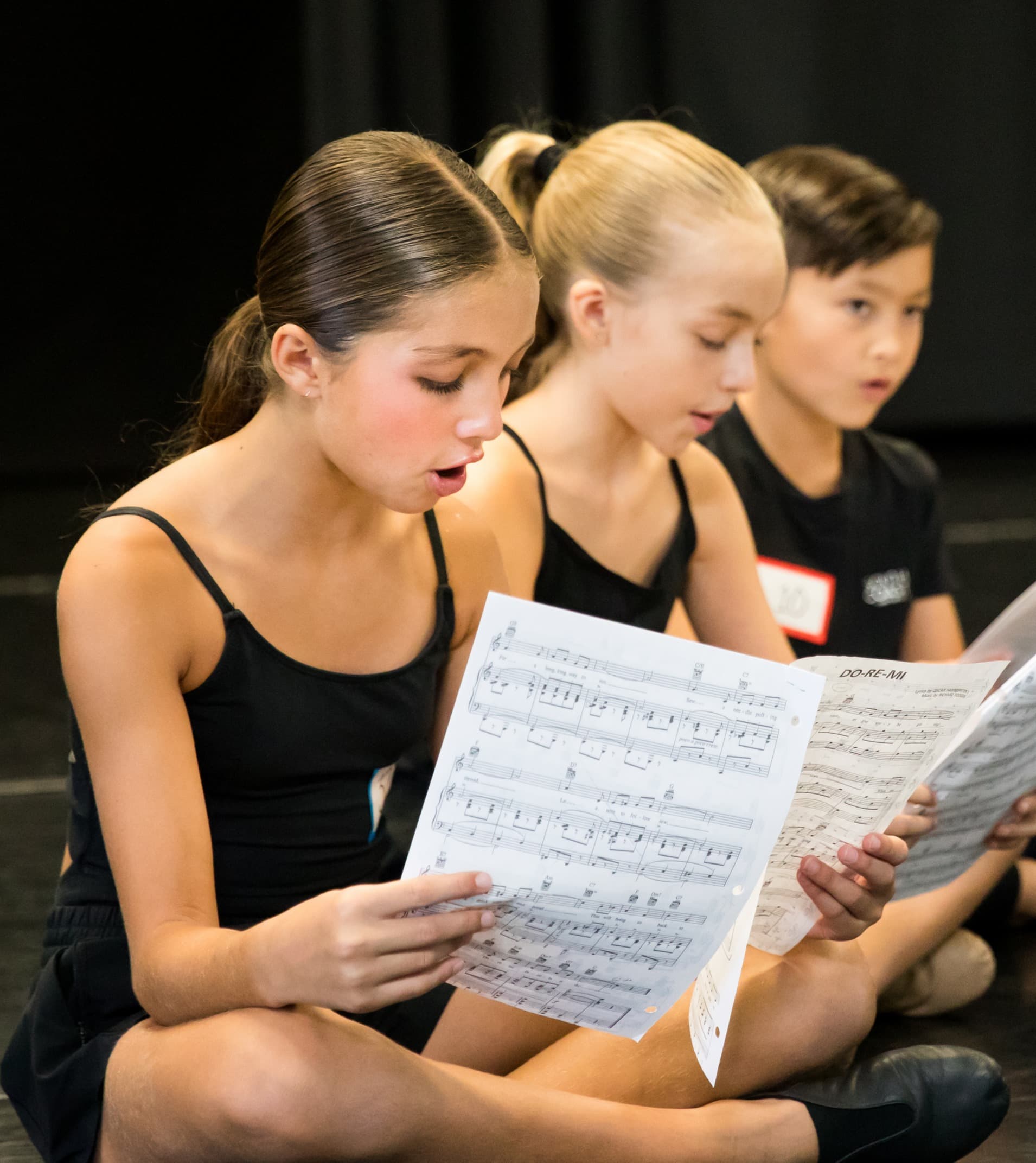 Musical Theatre training session