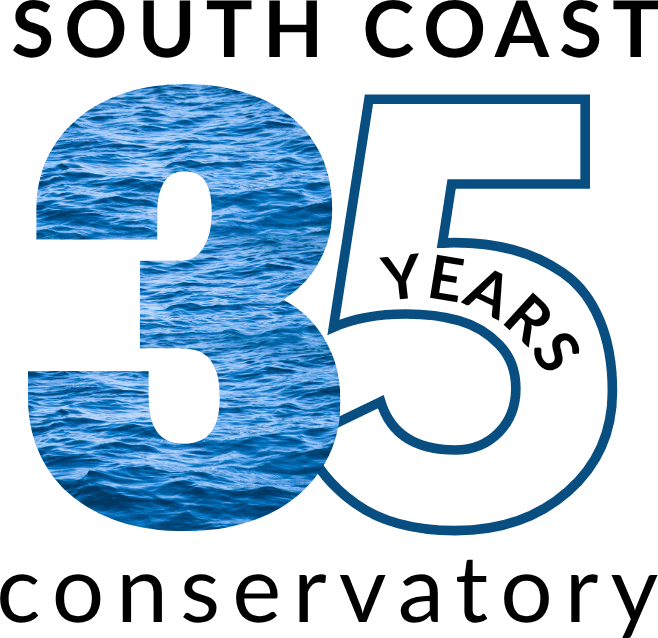 South Coast Conservatory 35th anniversary logo