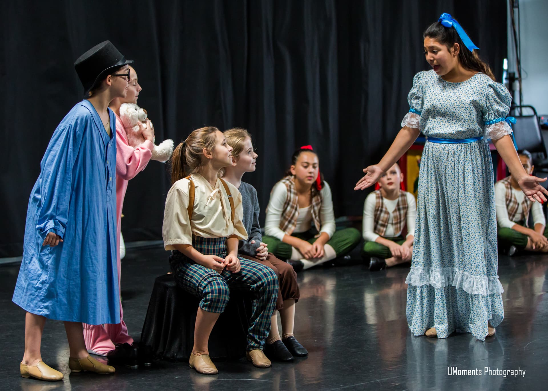 Musical Theatre students performing Peter Pan and Wendy