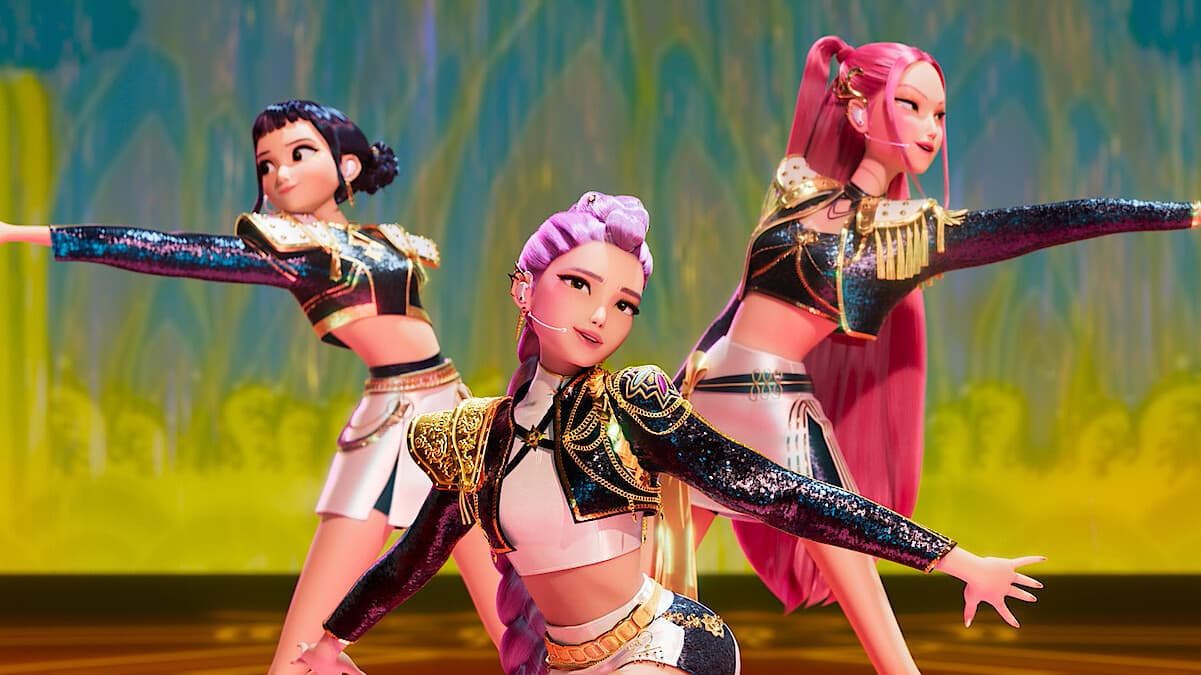 Students dancing at the K-Pop Demon Hunters workshop